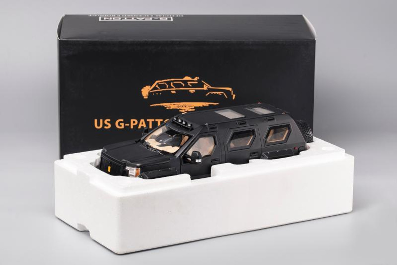 MINOR DAMAGED AS-IS 1/18 G-Patton George S. Patton SUV (Black) Diecast Car Model