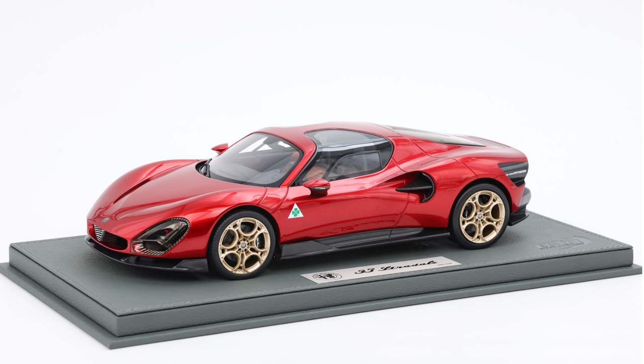 新品希少 BBR 1⁄18 アルファ ロメオ 33 Stradale ミニカー 1⁄18 BBR