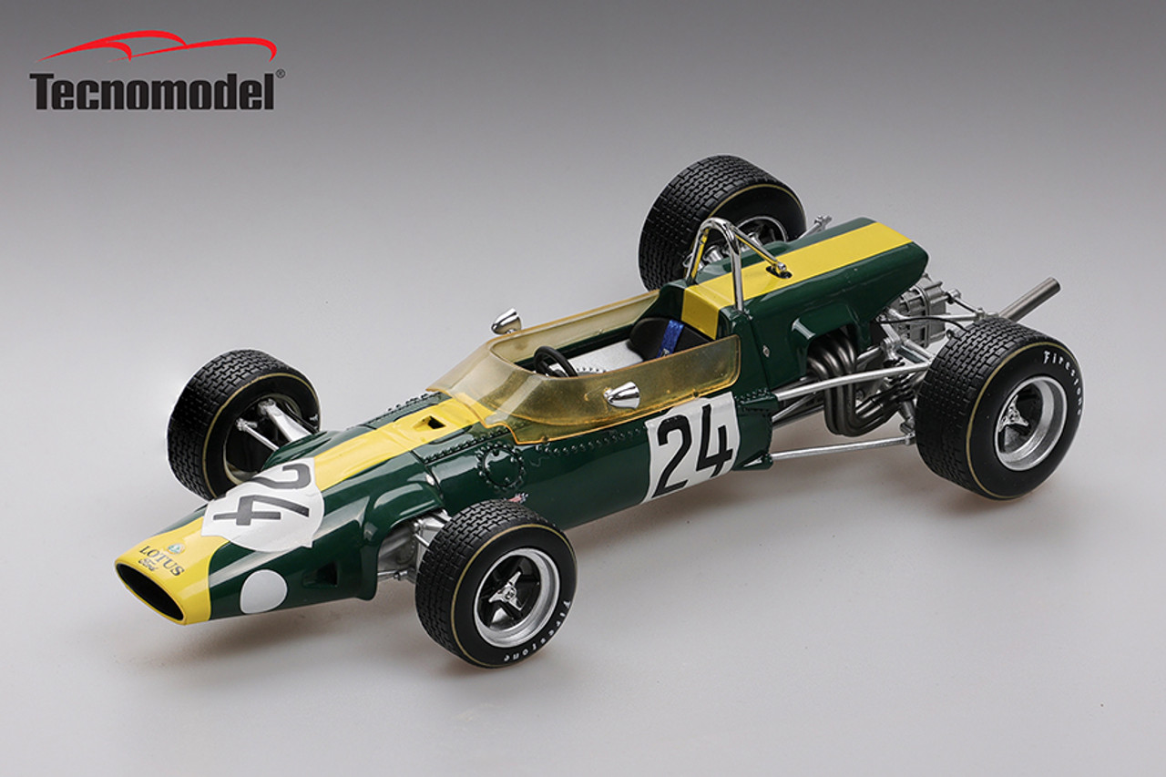 1/18 Tecnomodel Lotus 48 Germany GP Car #24 Jackie Oliver Resin Car Model