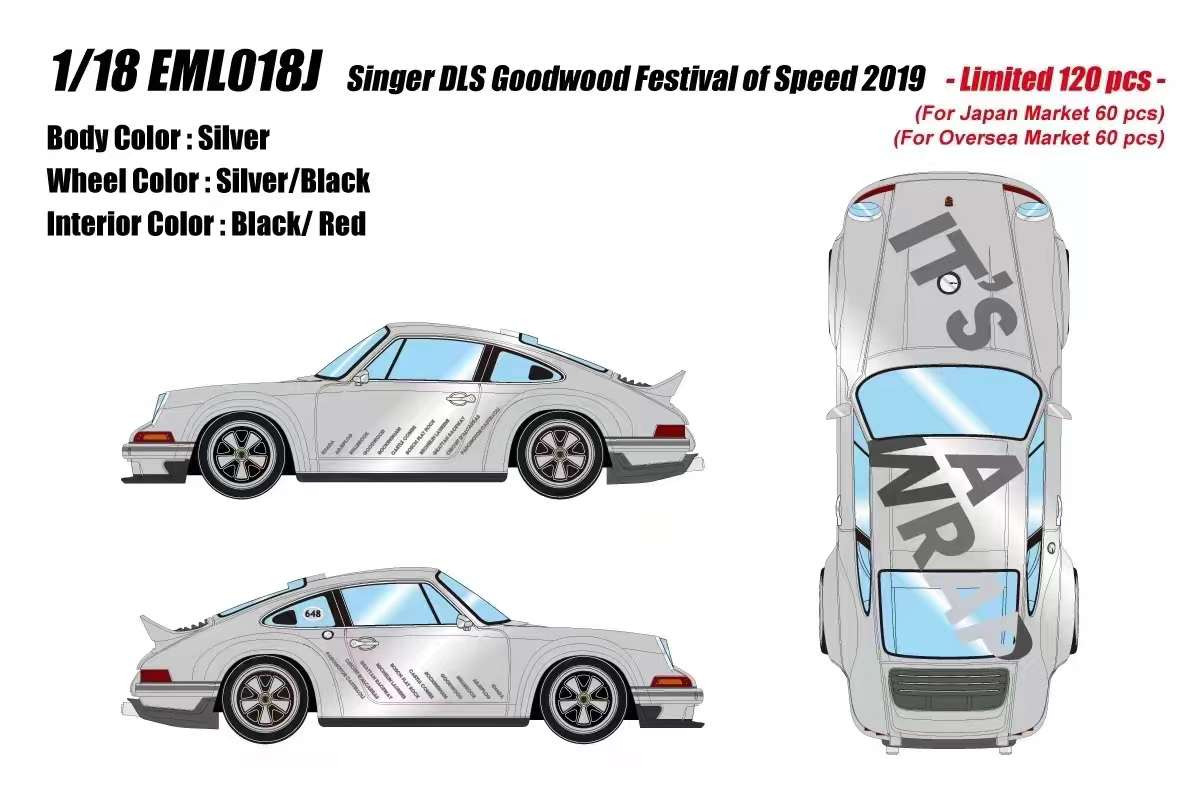 1/18 Makeup Porsche Singer DLS Goodwood Festival of Speed