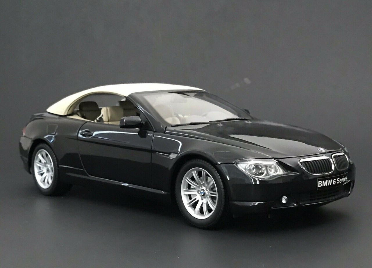 BMW 6シリーズ 1/18スケール ミニチュア ブラック 黒 - 兵庫県のおもちゃ