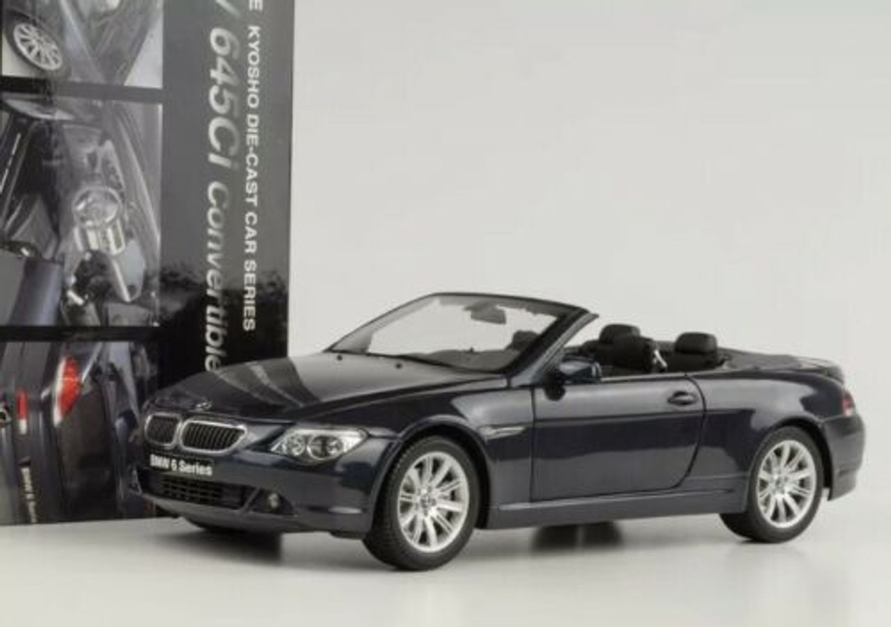 【買取評価】☆絶版*京商*1/18*ディーラー限定*BMW 645Ci Coupe E63 ミスティックブルー≠EXOTO 乗用車