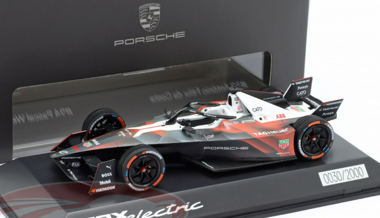 1/43 Dealer Edition 2023 Formula E Porsche 99X Electric Gen3 2023 Launch Version Car Model