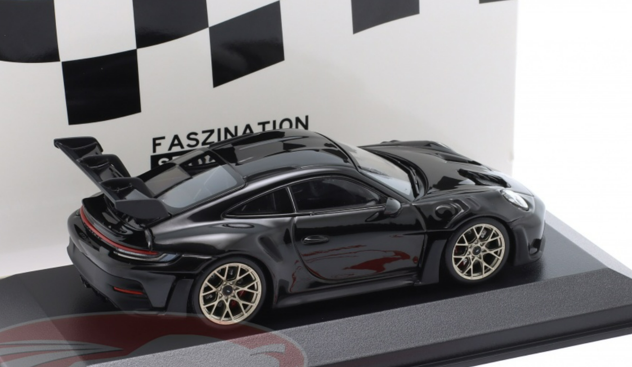 MINICHAMPS 1/43 ポルシェ 911 ( 992 ) GT3 RS 2023 Black with gold