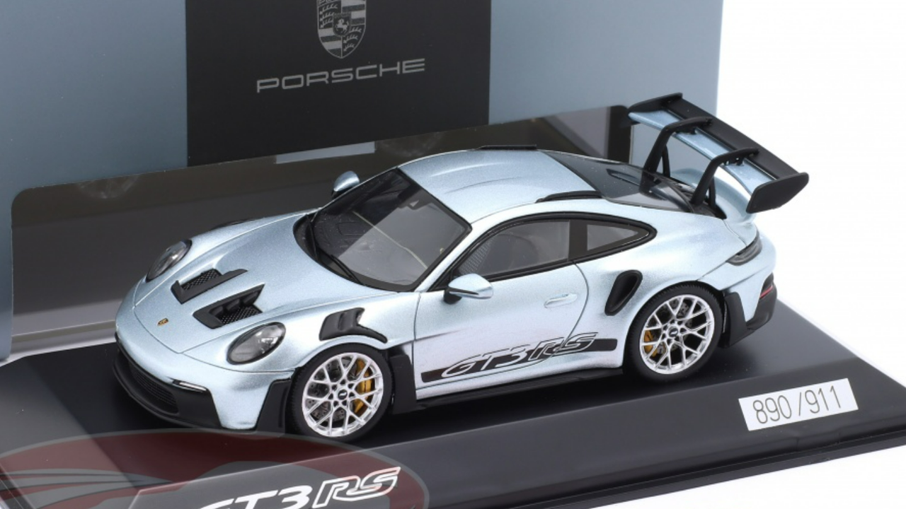 Voiture SPARK Voiture Miniature de Collection 1-43 - PORSCHE 911 GT3 R -  Spa 2021 - White / Black - SB461 - Resin