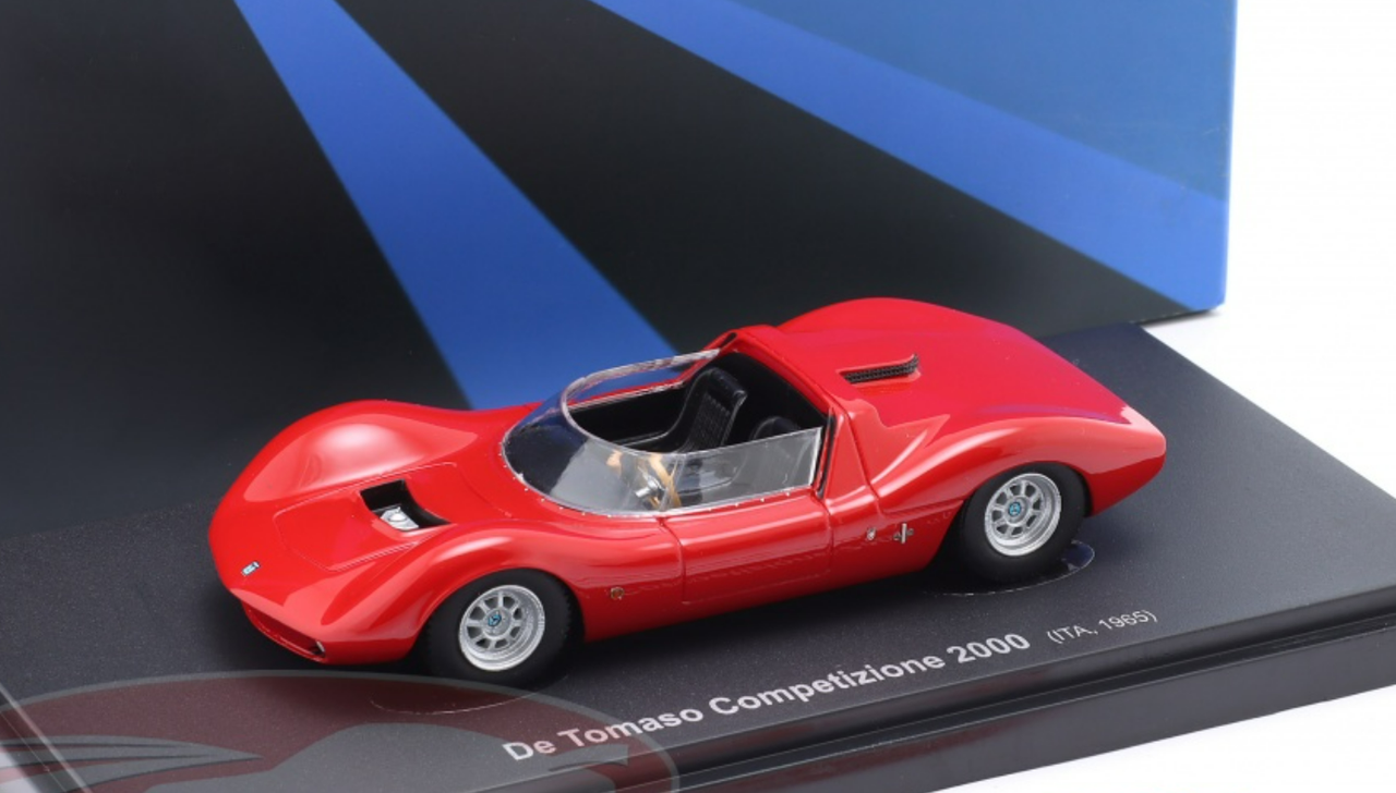 1/43 AutoCult 1965 De Tomaso Competizione 2000 (Red) Car Model