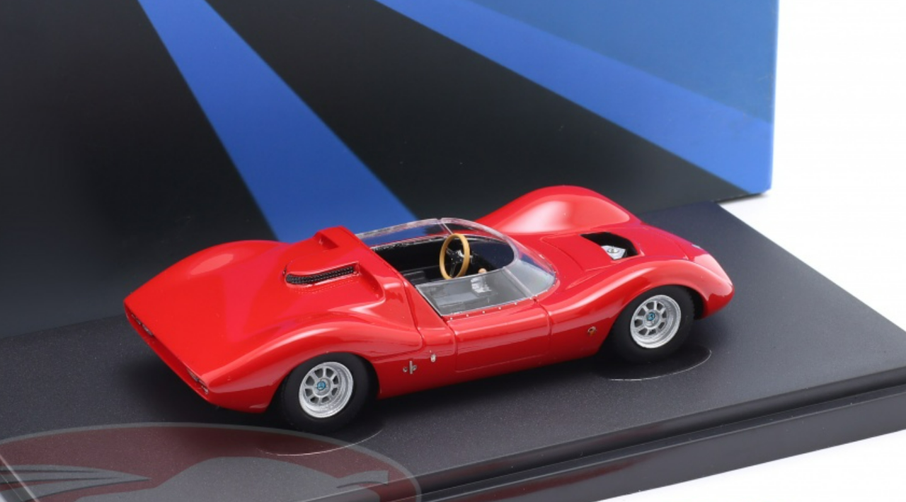 1/43 AutoCult 1965 De Tomaso Competizione 2000 (Red) Car Model