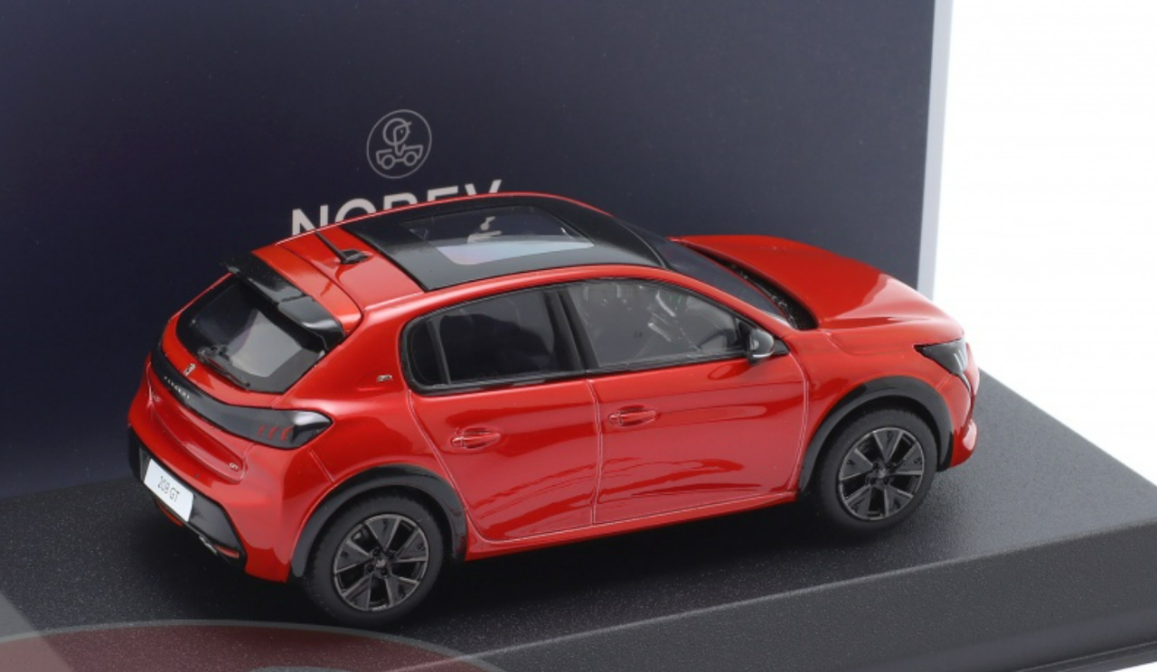 産直商品NOREV 1/43 Peugeot 208 GT 2019 Red ミニカー