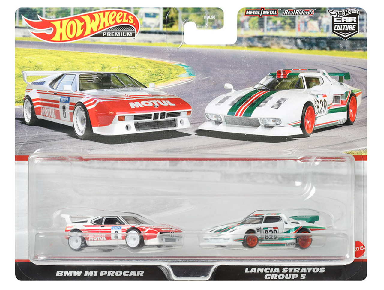 1/64 Hot Wheels 2 Car Set BMW M1 & Lancia Stratos Group 5 Car