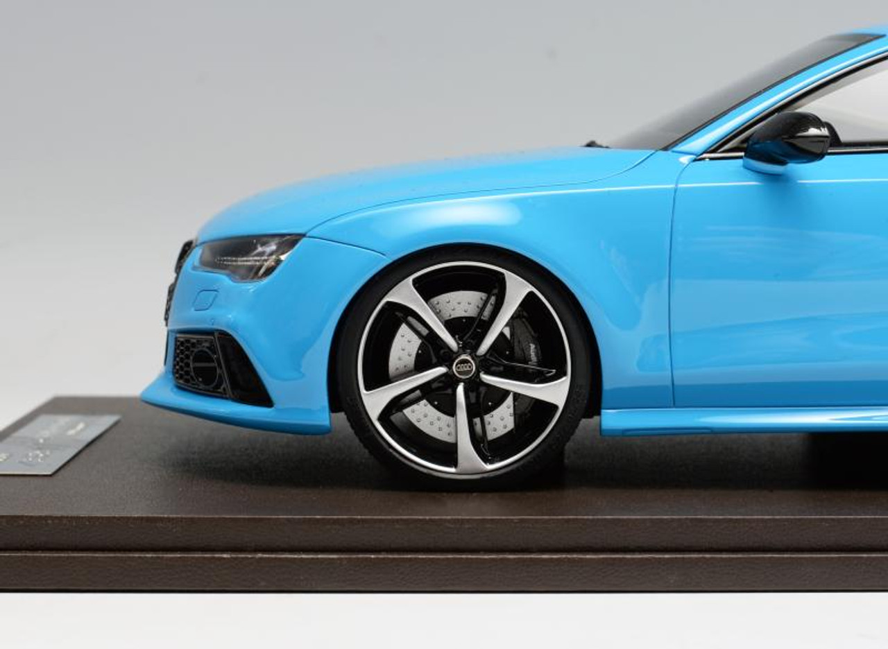 1/18 Motorhelix Audi RS7 (Baby Blue) Resin Car Model Limited 99