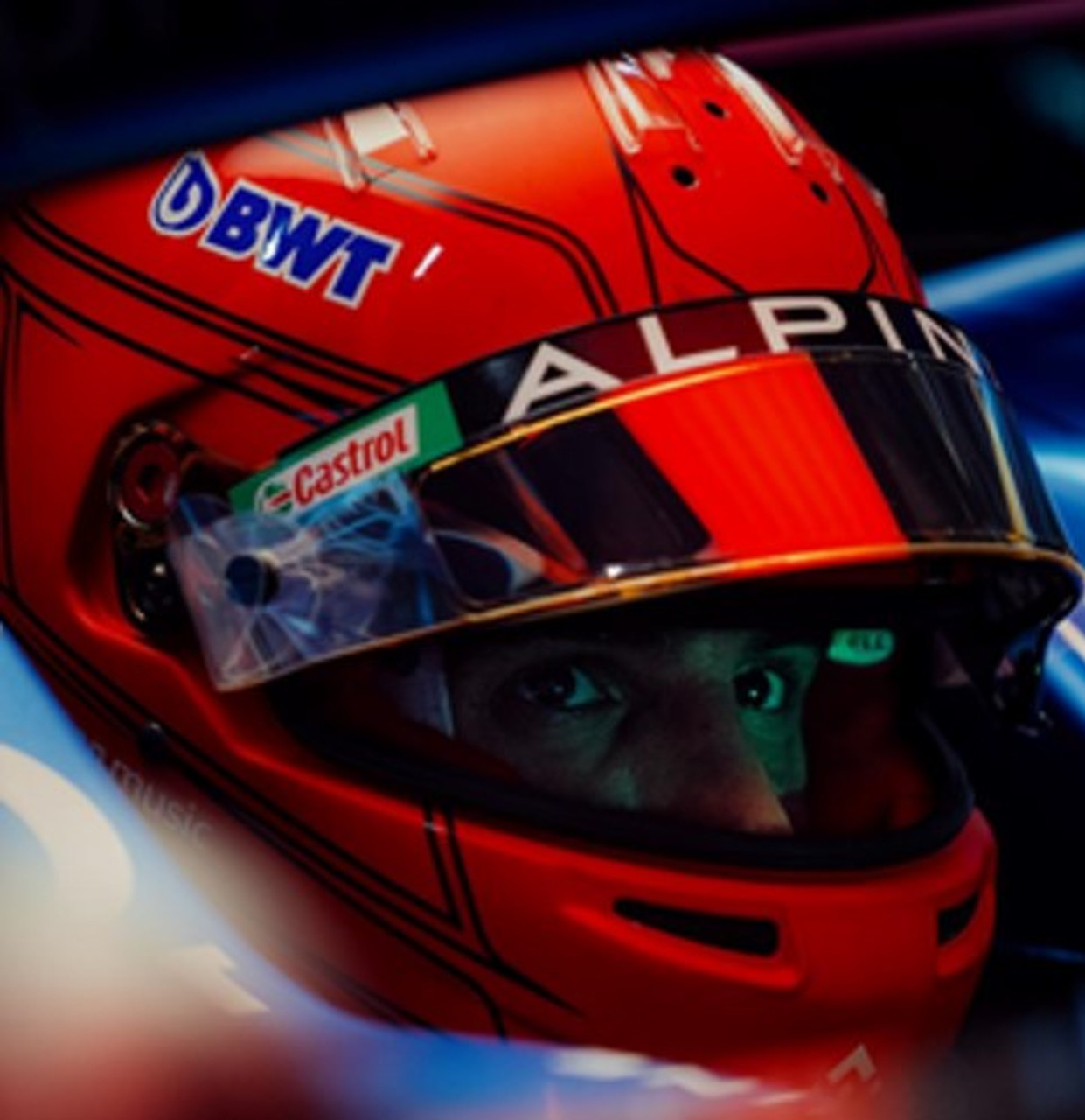1/5 Spark BWT Alpine F1 Team Esteban Ocon Season update 2023 Formula 1 Helmet Model