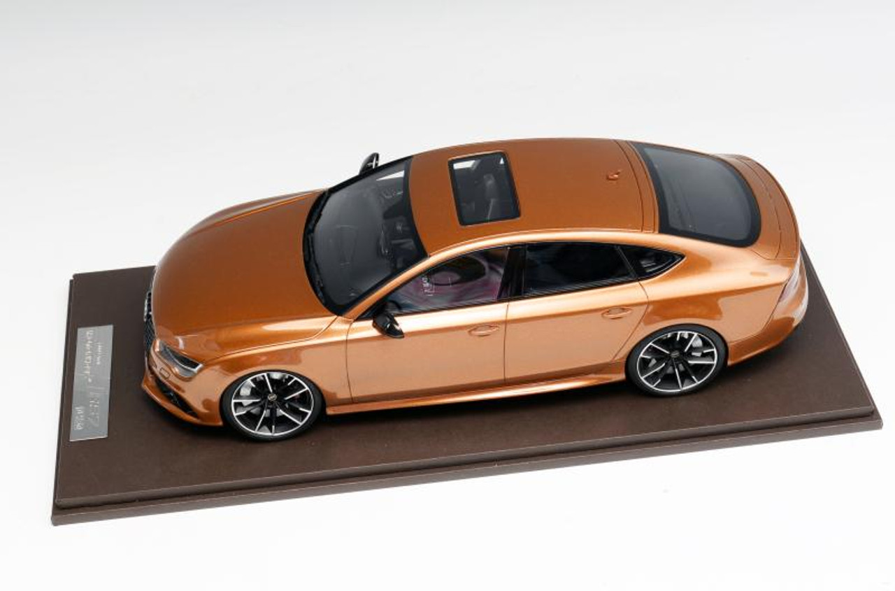 1/18 Motorhelix Audi RS7 (Zanzibar Brown) Resin Car Model