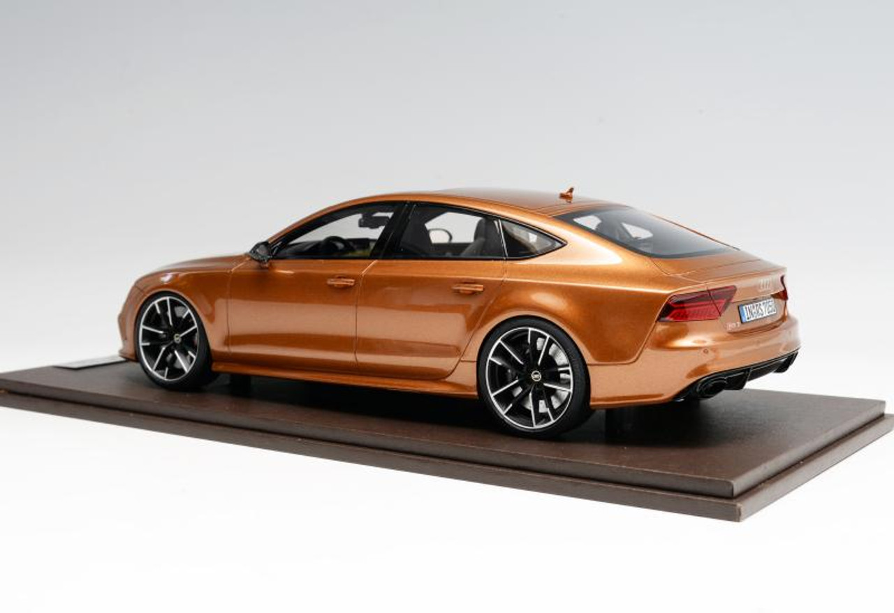 1/18 Motorhelix Audi RS7 (Zanzibar Brown) Resin Car Model Limited 50