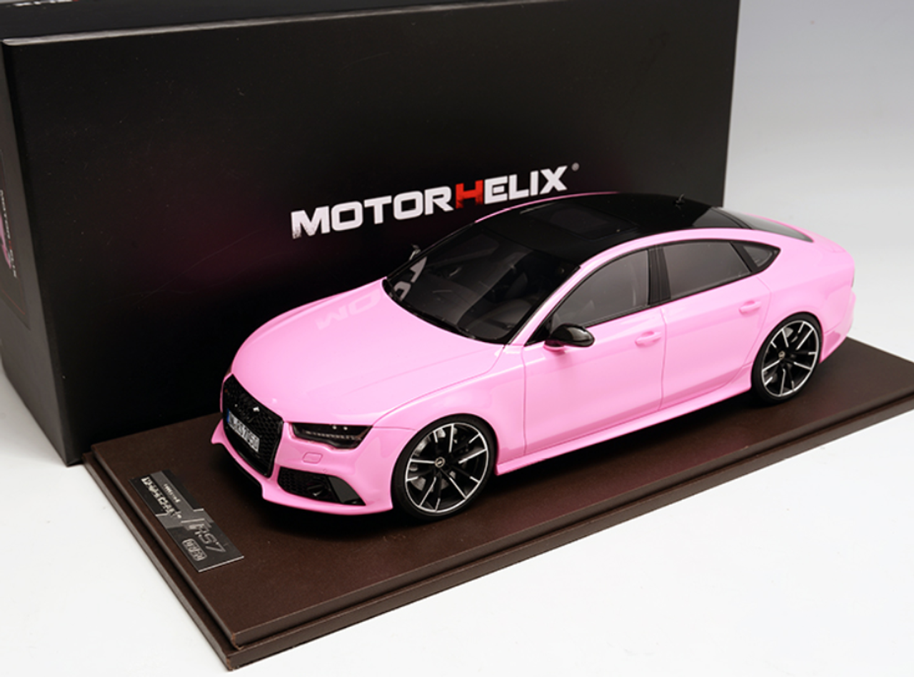 1/18 Motorhelix Audi RS7 (Pink) Resin Car Model Limited 50