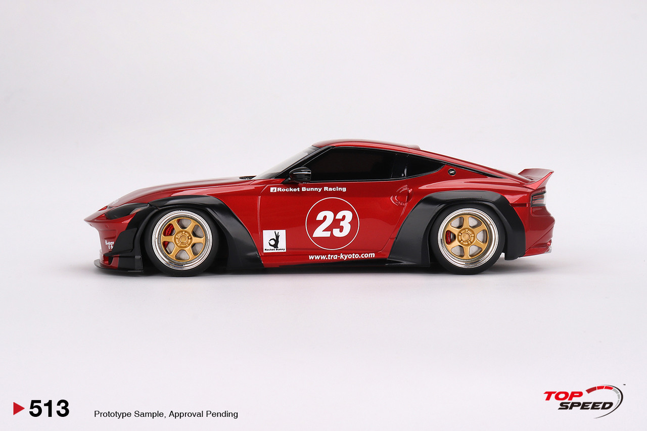 1/18 Top Speed Nissan Z (RZ34) Pandem Passion Red Car Model