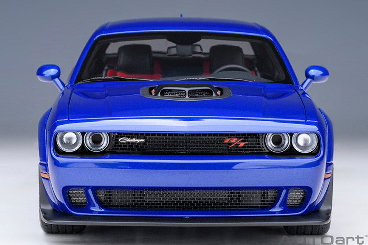 1/18 AUTOart 2022 Dodge Challenger R/T Scat Pack Widebody (Indigo 