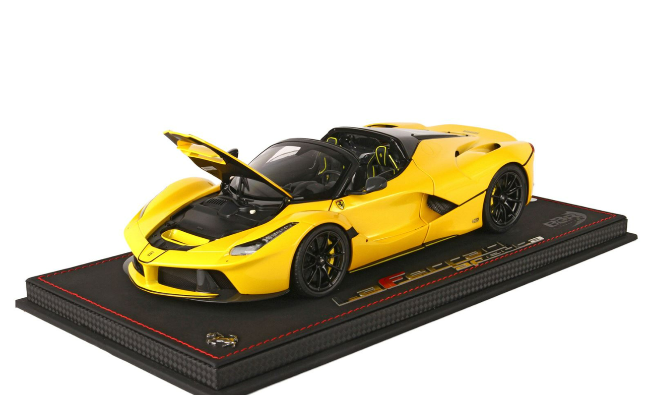 1/18 BBR Ferrari LaFerrari Aperta (Yellow) Diecast Car Model Limited 84  Pieces