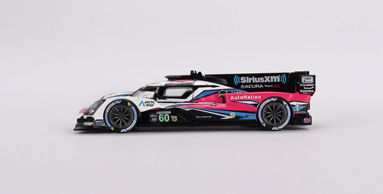 トゥルースケールミニチュアス MINI-GT 1／64 Acura ARX-06 GTP IMSA デイトナ24時間 2023優勝車 ＃60 Meyer Shank Racing 完成品