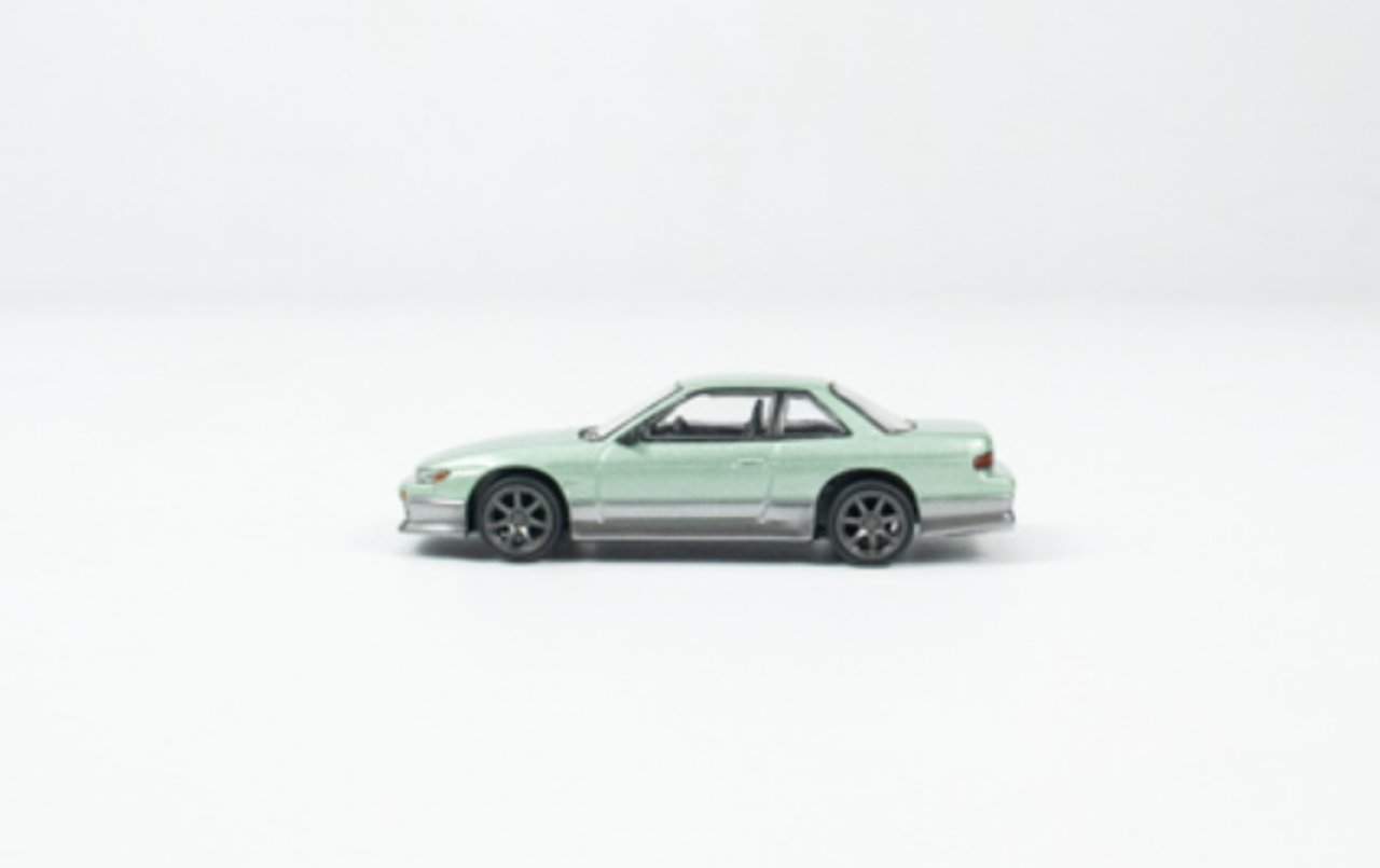 1/64 Tarmac Works VERTEX Nissan Silvia S13 (Green) Diecast Car Model