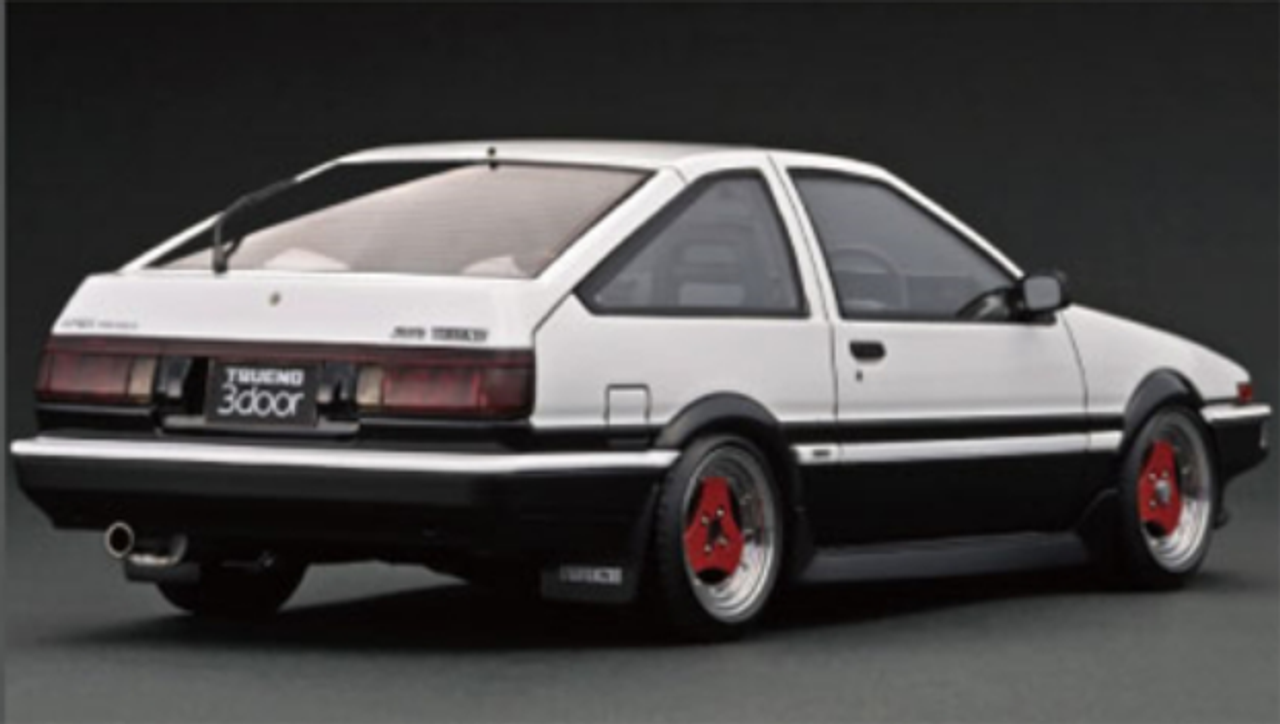 1/18 Ignition Model Toyota Sprinter Trueno 3Dr GT Apex (AE86) *ADVAN A3A wheels (Limited 80 Pieces)