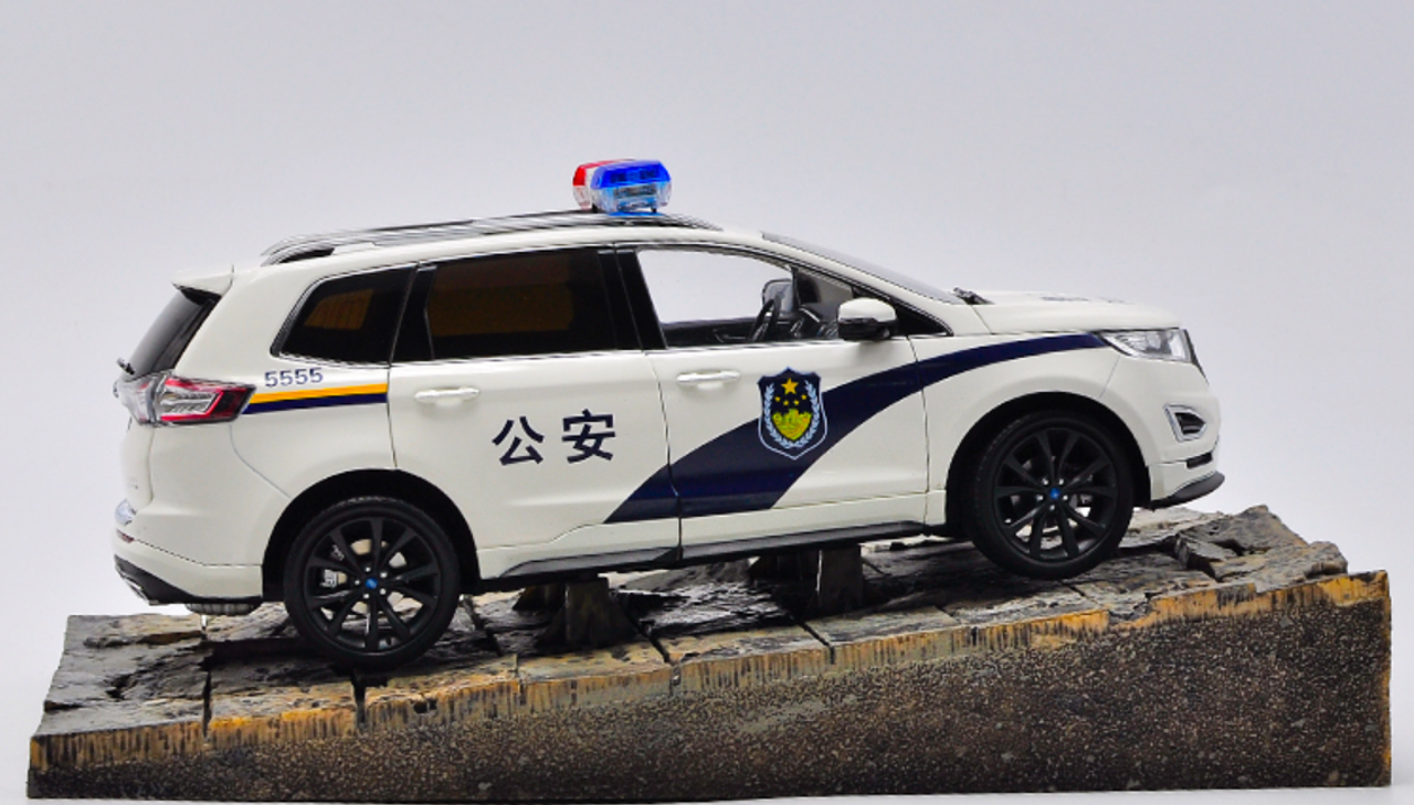 1/18 Dealer Edition Ford Edge Highway Patrol Sheriff Police Car Diecast Car Model