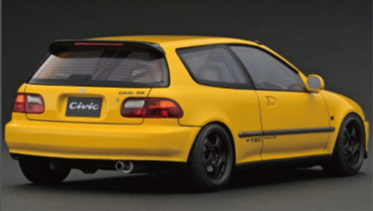 1/18 Ignition Model Honda CIVIC (EG6) Yellow (Limited 80 Pieces)