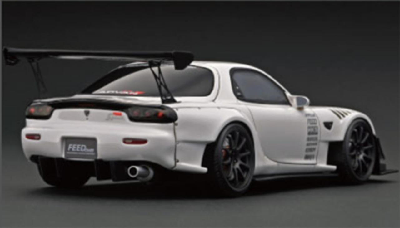 1/18 Ignition Model Mazda FEED Afflux GT3 (FD3S) White (Limited 80 Pieces)