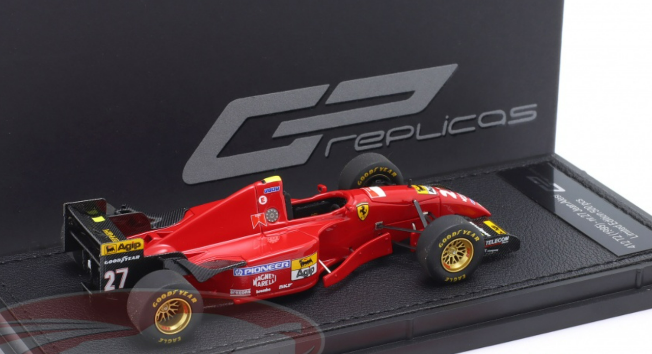 1/43 GP Replicas 1995 Formula 1 Jean Alesi Ferrari 412T2 #27 Car Model