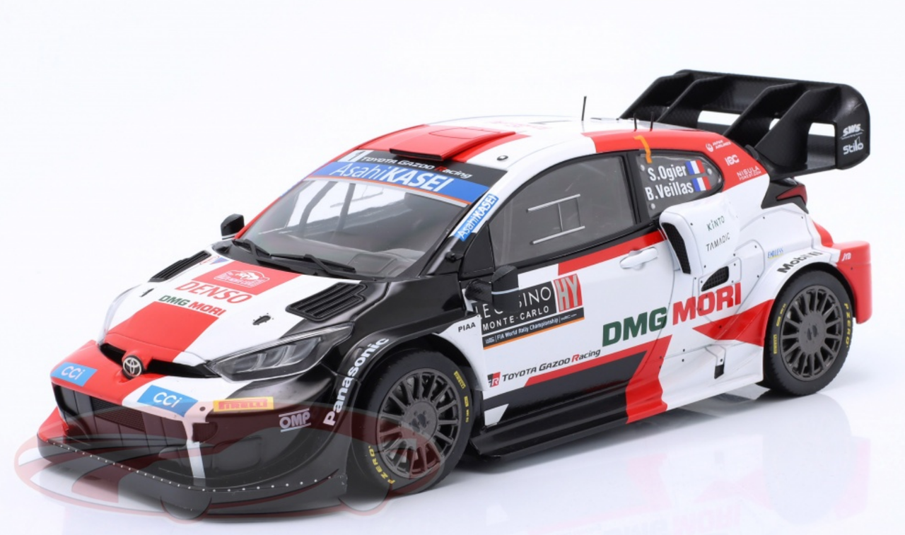もっちぃ1/18 トヨタ GR ヤリス モンテカルロ 2024 S.オジェ ixo 1/18 トヨタ・GRヤリス Rally1 #1 S．オジェ 2022 ラリー