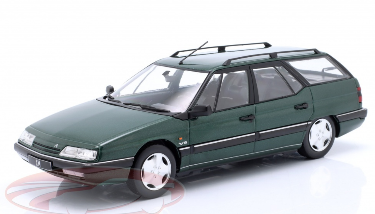 1/24 Whitebox 1991 Citroen XM Break (Dark Green Metallic) Diecast Car Model