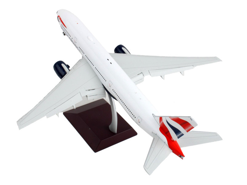 Boeing 777-200ER Commercial Aircraft with Flaps Down 