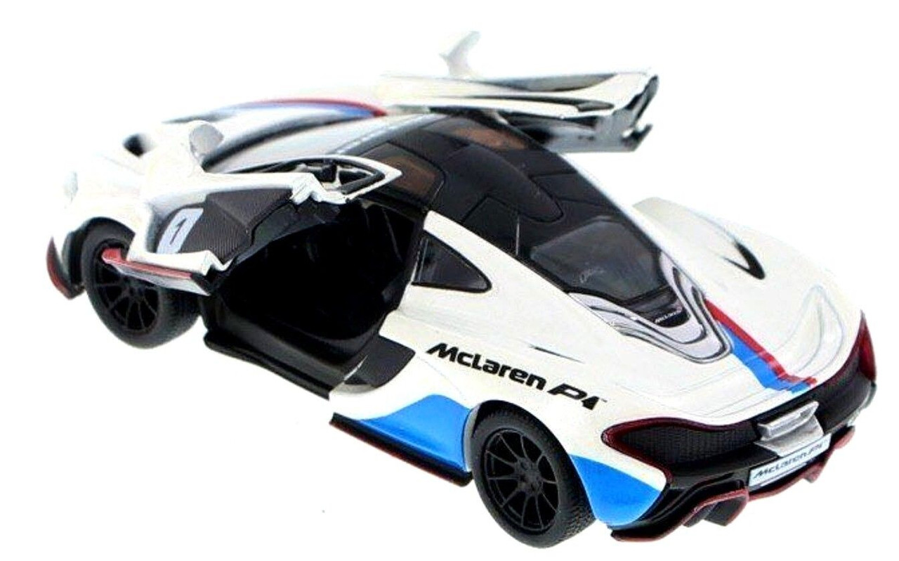 1/36 McLaren P1 #1 (White with Stripes) Diecast Car Model (new no retail box)