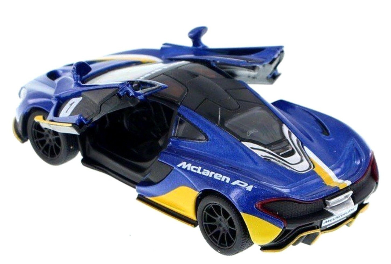 1/36 McLaren P1 #1 (Blue with Stripes) Diecast Car Model (new no retail box)