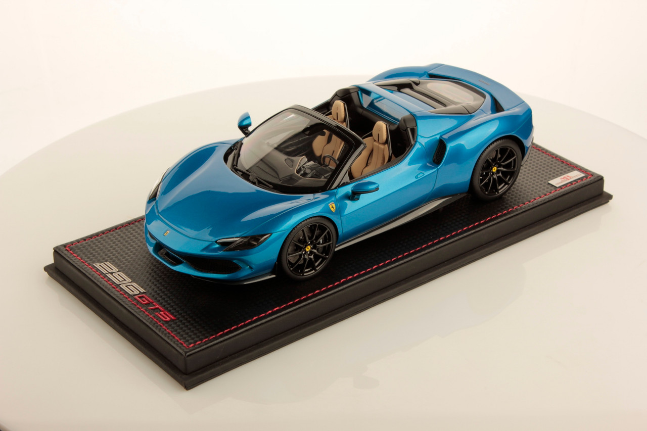 1/18 MR Collection Ferrari 296 GTS (Blu Corsa Blue) Resin Car Model