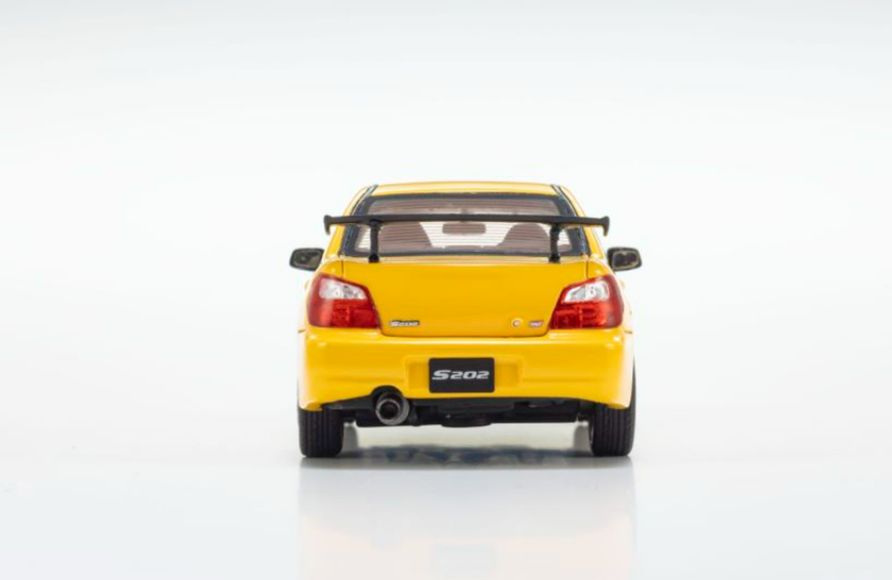 1/43 Kyosho SUBARU Impreza S202 (Yellow ）Resin Car Model