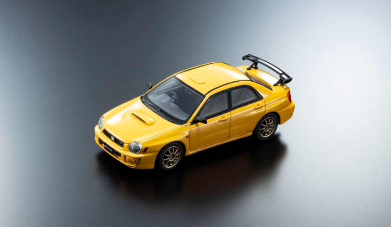 1/43 Kyosho SUBARU Impreza S202 (Yellow ）Resin Car Model