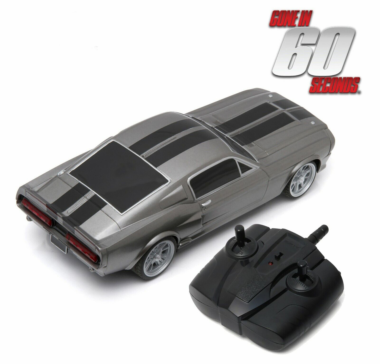 1/18 Greenlight Gone in Sixty Seconds (2000) 1967 Ford Mustang "Eleanor" 2.4 GHz Remote Control Car Model