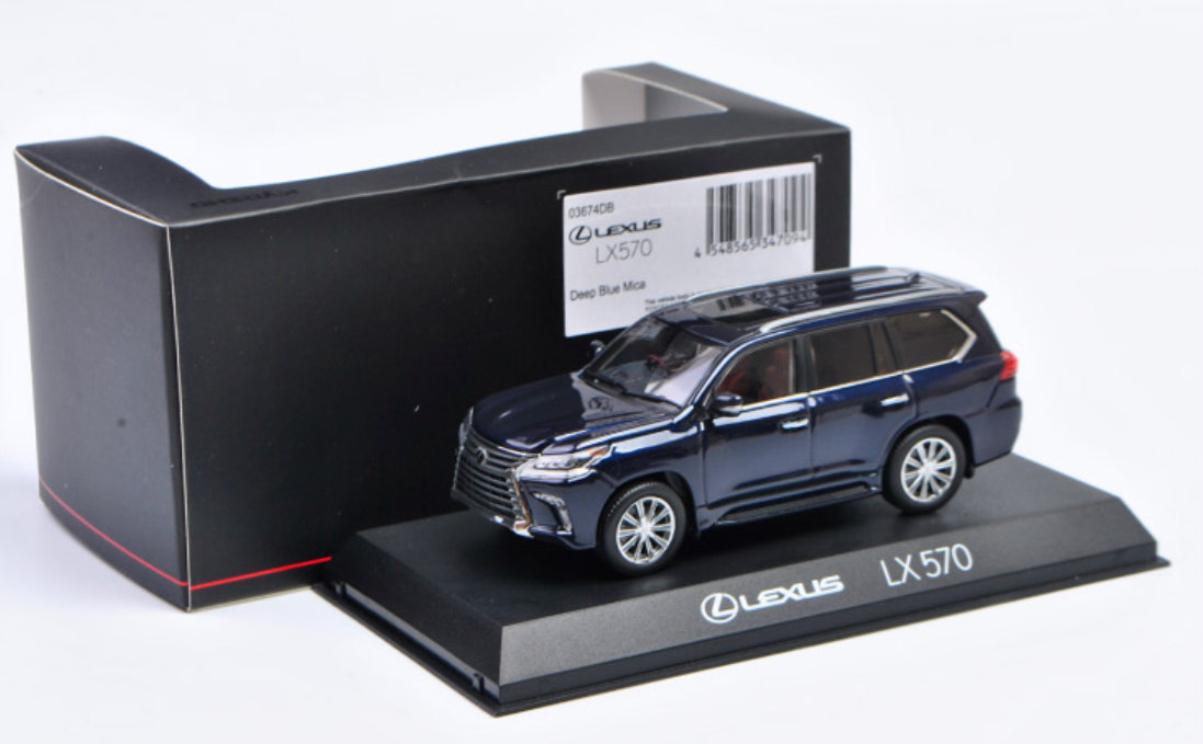 1⁄43 Dealer Edition Lexus LX LX570 LX 570 (Deep Blue Mica) Diecast