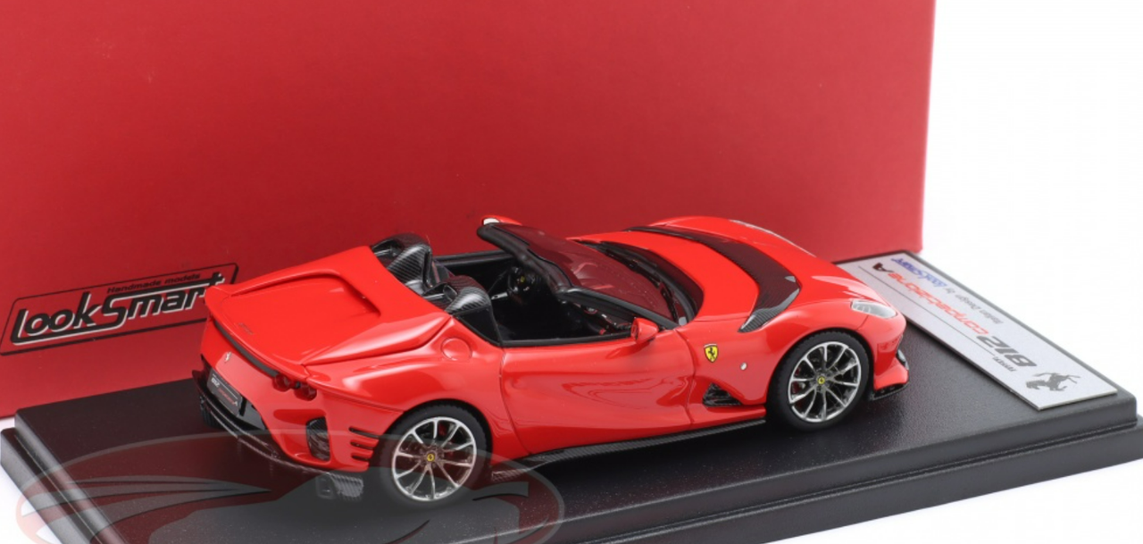 1/43 LookSmart 2022 Ferrari Daytona SP3 Closed Top (Scuderia Red) Car Model