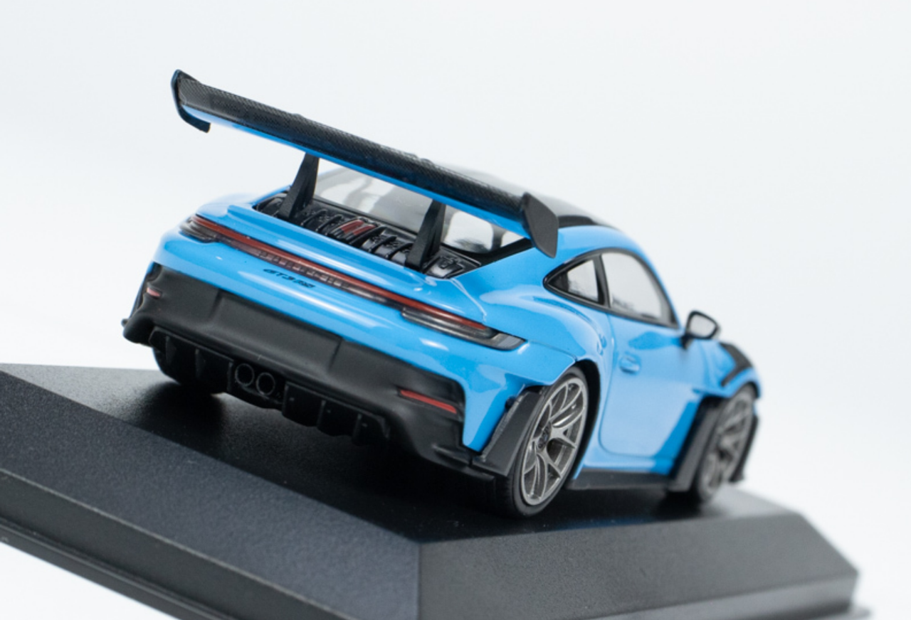 1/43 Minichamps 2023 Porsche 911 (992) GT3 RS (Blue with Dark Silver Wheels) Car Model