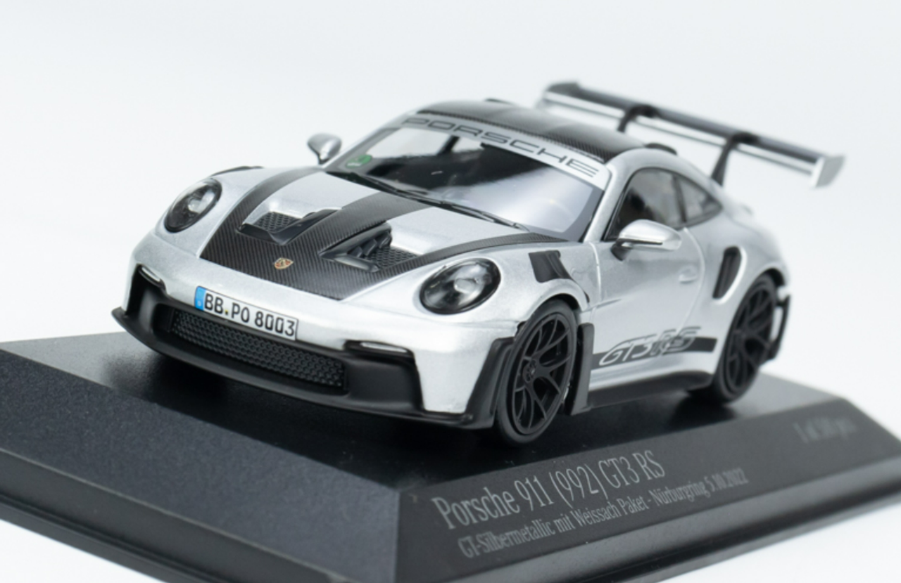 1/43 Minichamps Porsche 911 (992) GT3 RS Weissach Package Nürburgring  5.10.2022 Car Model