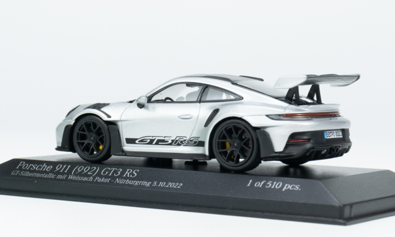 1/43 Minichamps Porsche 911 (992) GT3 RS Weissach Package Nürburgring 5.10.2022 Car Model