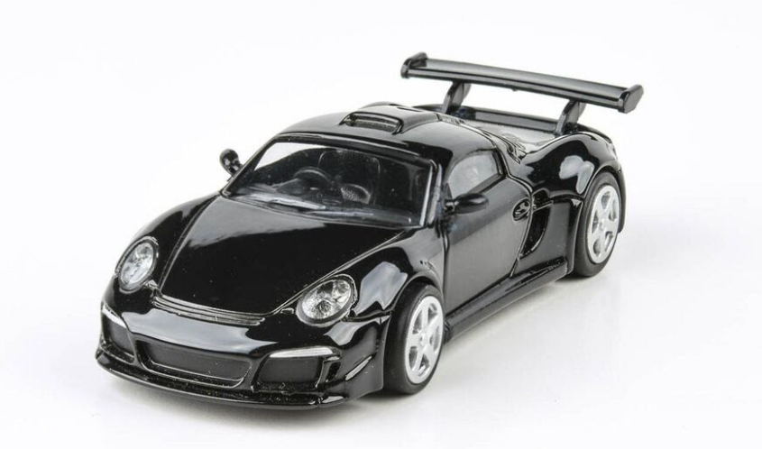 1/64 Paragon 2012 RUF CTR3 Clubsport Blossom (Black) Diecast Car Model