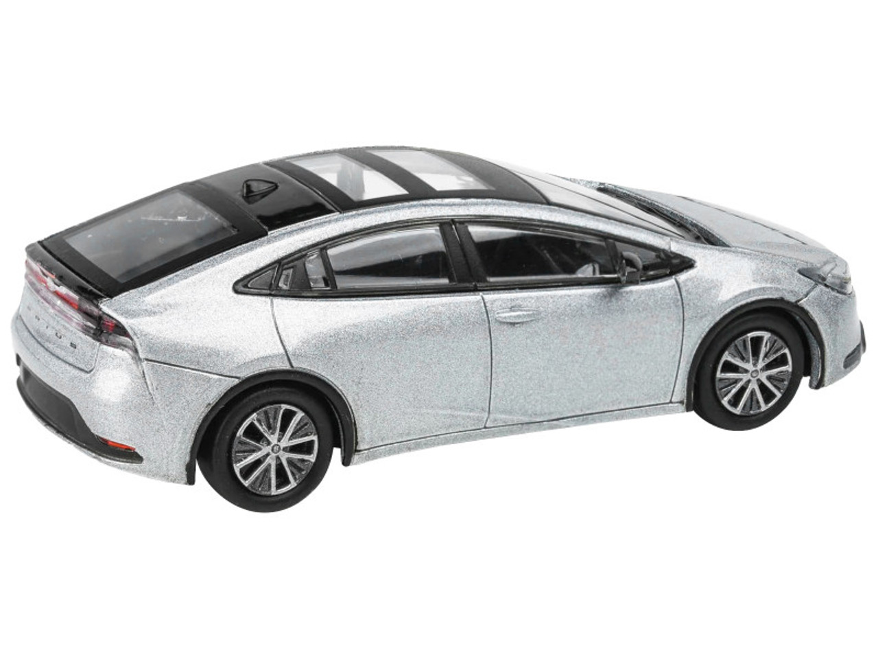 1/64 Paragon 2023 Toyota Prius (Cutting Edge Silver) Diecast Car 