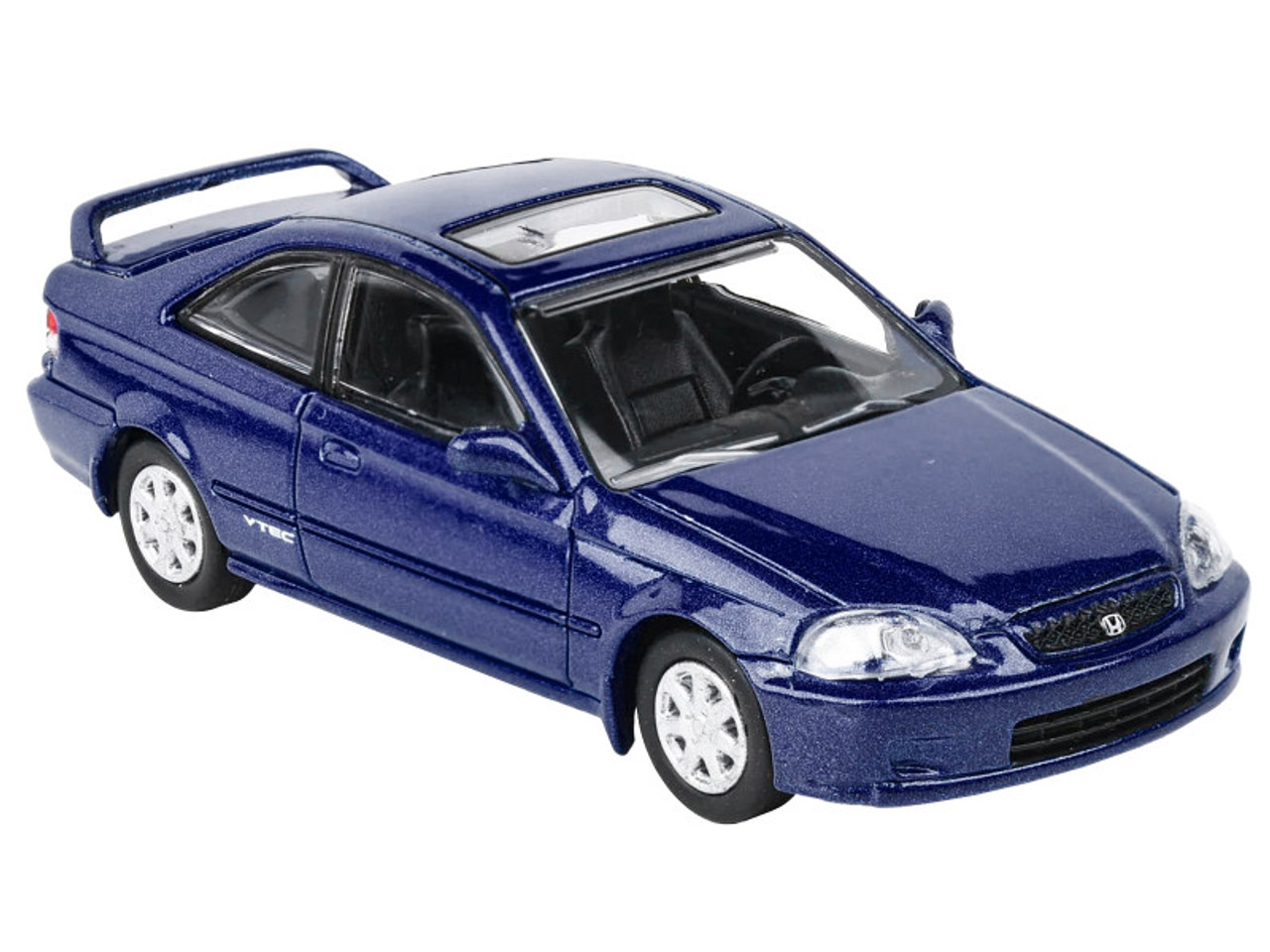 1/64 Paragon 1999 Honda Civic Si (Electron Blue Pearl) Diecast Car Model