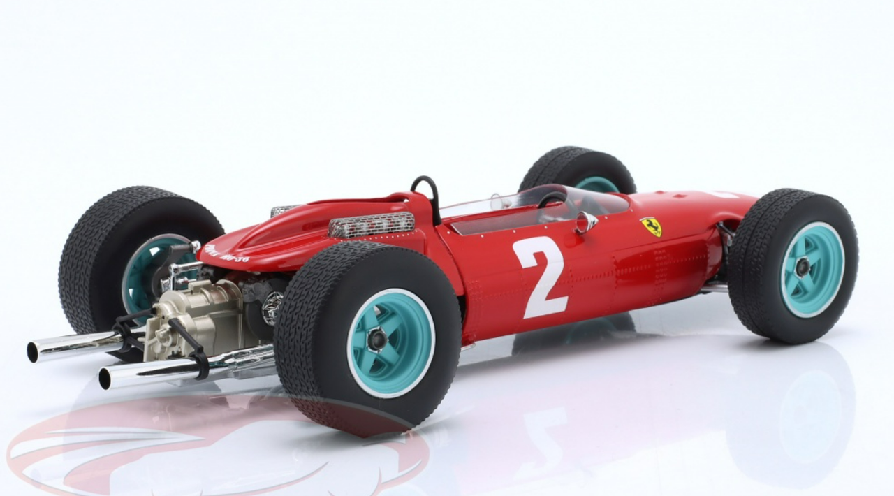 1/18 Werk83 1964 Formula 1 John Surtees Ferrari 158 #2 Winner Italian GP Formula 1 World Champion Car Model