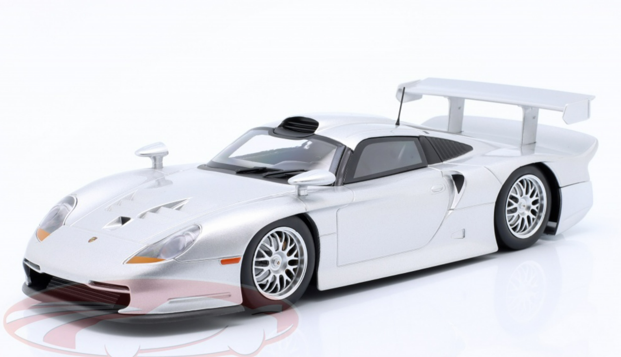 1/18 Werk83 1997 Porsche 911 GT1 Street Version (Silver) Car Model