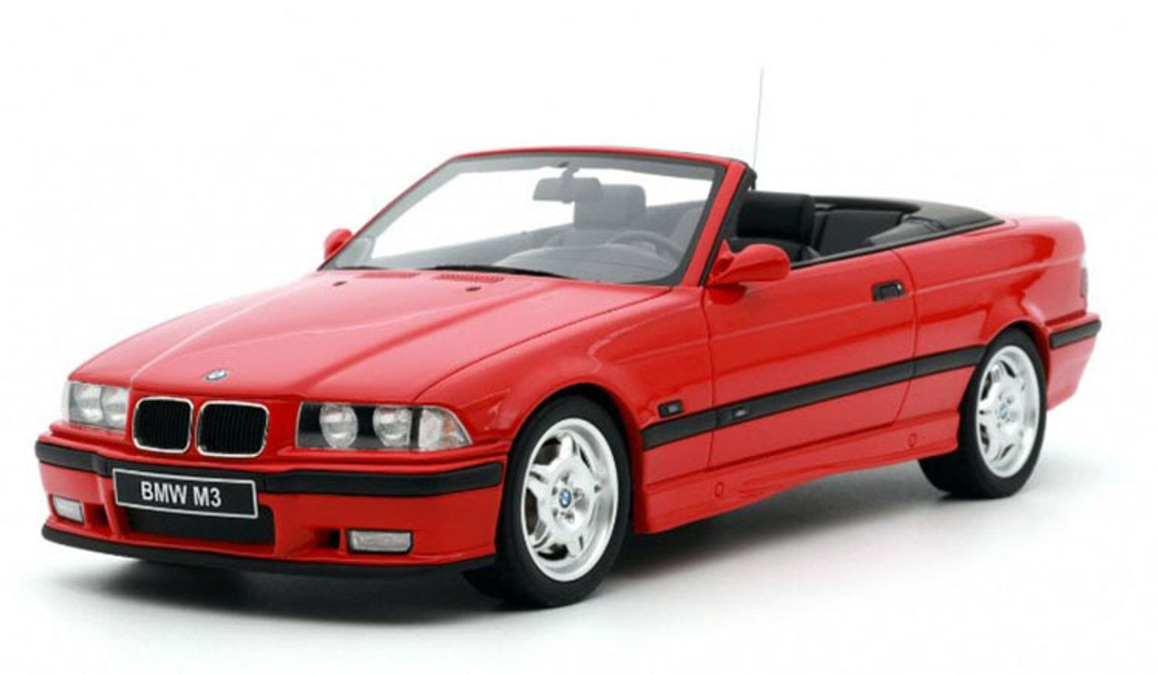 1/18 OTTO 1995 BMW E36 M3 Convertible (Red) Car Model