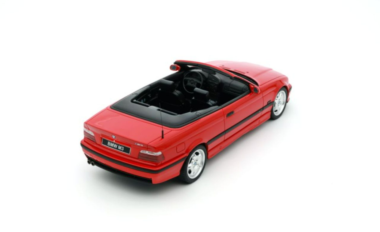 1/18 OTTO 1995 BMW E36 M3 Convertible (Red) Car Model