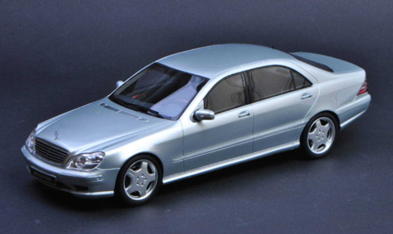 1/18 OTTO Mercedes-Benz Mercedes MB S-Class S-Klasse S55 AMG (W220) Silver Resin Car Model